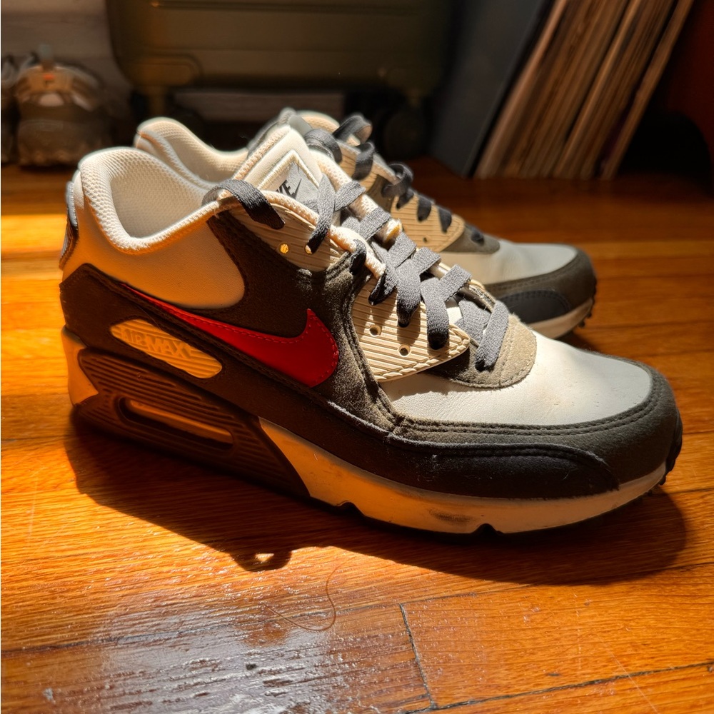 Nike Air Max with Red and Green Accents
